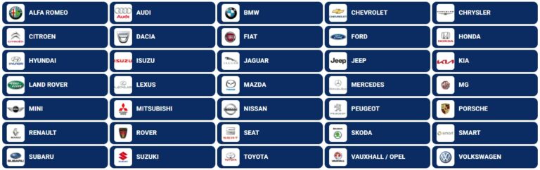 car manufactures 768x243