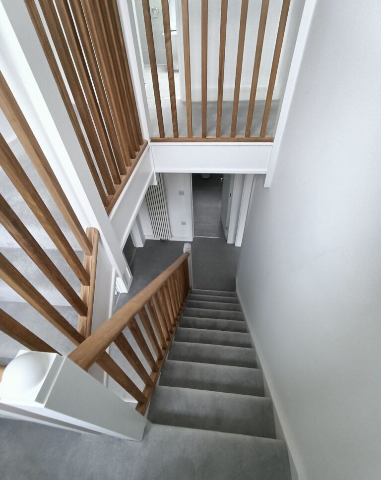 Carpet cleaning on staircase 768x968